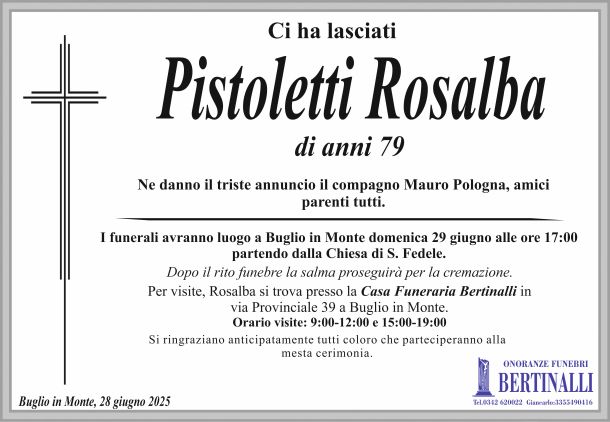 Pistoletti Rosalba