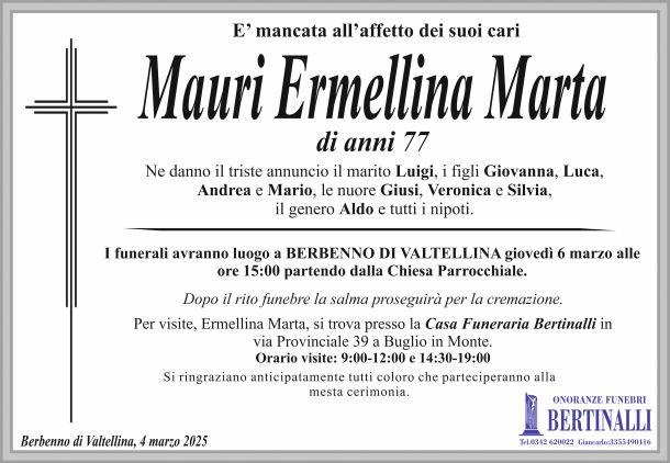 Mauri Ermellina Marta
