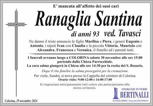 Ranaglia Santina