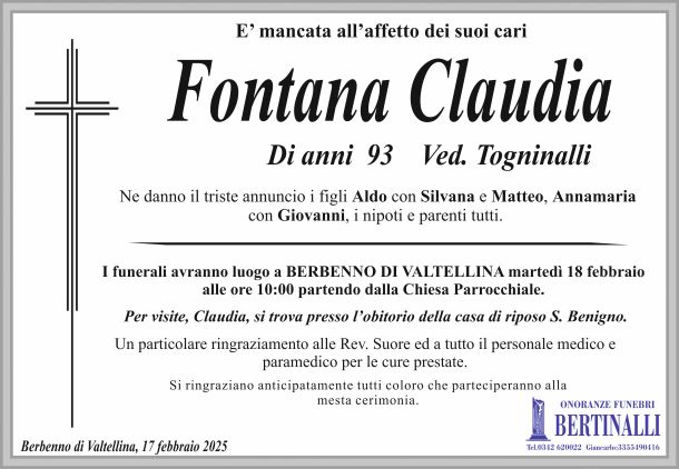 Fontana Claudia