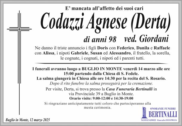 Codazzi Agnese